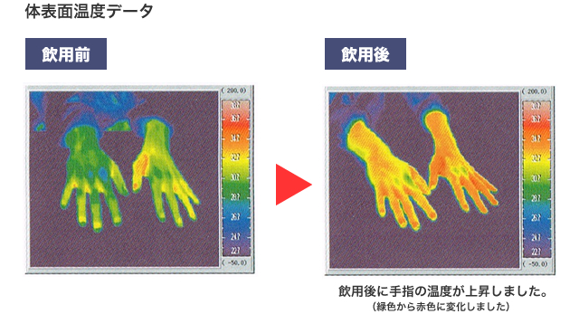 対表面温度データ